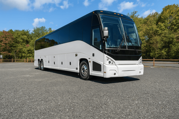 Charter Bus Rental Pontiac 56 Passenger Charter Bus